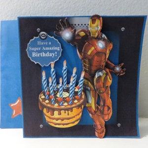 Ironman birthday card.