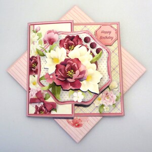 Magnolia cluster birthday card.