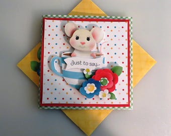 Just to say encouragement card.