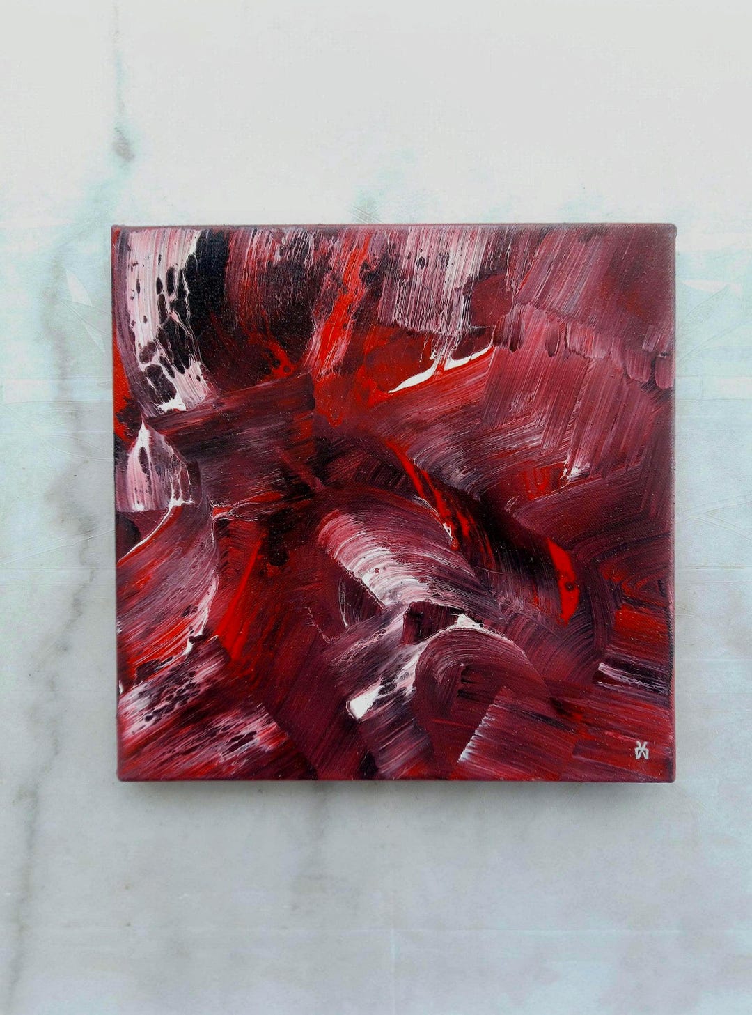 MAGMATIK – Alignment Gesture – Abstract Acrylic Painting – Gestural Art ...