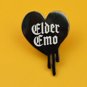 Elder Emo Pin, Elder Emo Art, Elder Emo Kids, Emo Accessories, Emo Pins, Emo  Belt Pin, Emo Chain, Emo Forever, Emo Gifts 