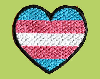 Transgender Flag Symbol 3 Sew On Patch Support Awareness Love Equality Rights