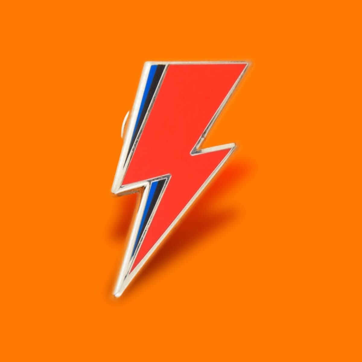 Bowie-inspired Lightning Bolt Enamel Pin • Glam Aladdin Sane Ziggy Stardust  70s Rock Icon Design • Music Fan Gift Retro Vintage - Etsy, image size:1200x1200