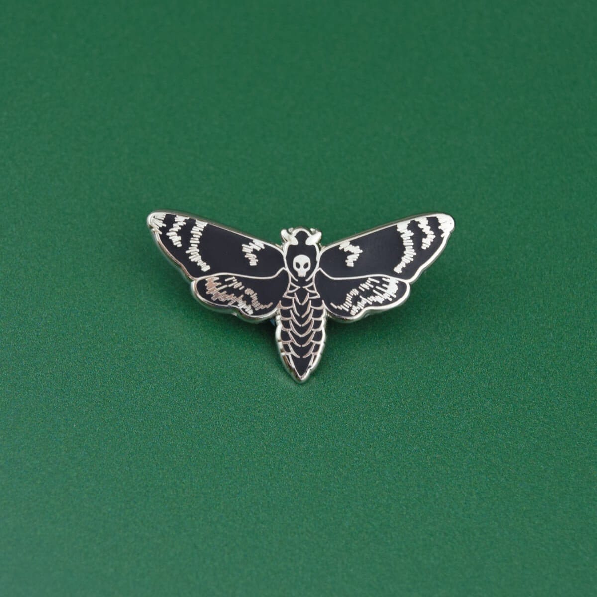 Death Head Moth Lapel Pin Badge/Brooch Hannibal Skull Goth Gothic Biker Gift 