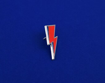 LIGHTNING BOLT ENAMEL PIN BADGE - NEW - Foto 8