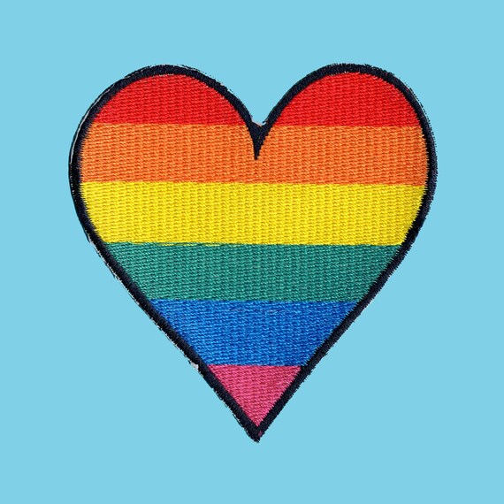 Gay pride rainbow patch