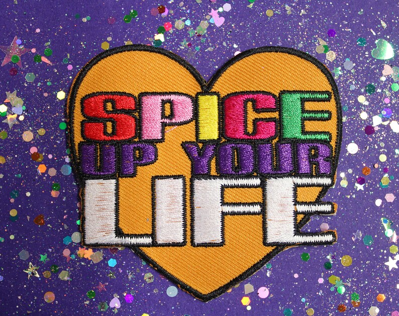 Spice Up Your Life Embroidered Patch / Vegan Adhesive / Spice Etsy