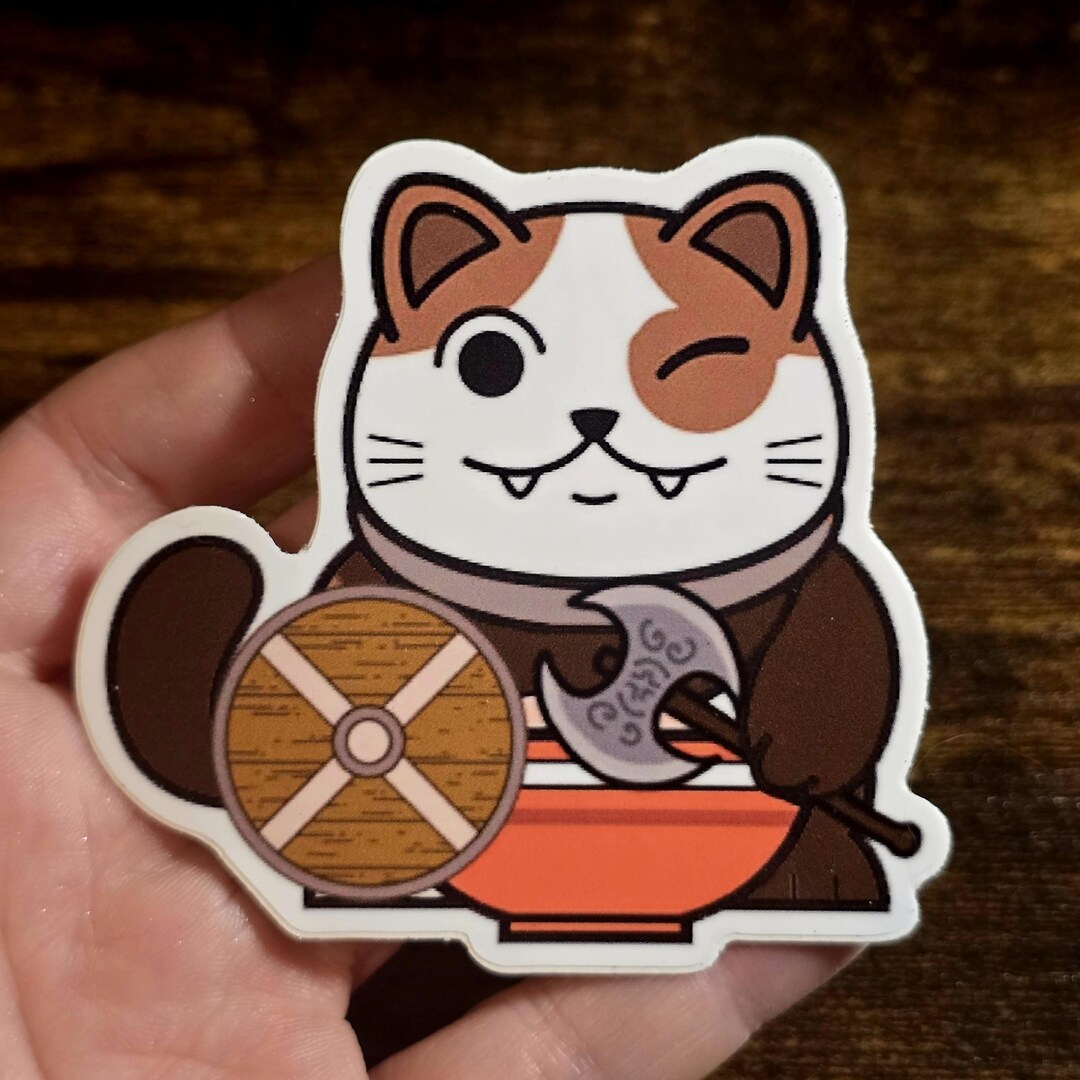 Viking Themed Gambit Sticker - Etsy