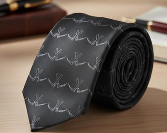 Anesthesia Neck Tie: Laryngoscope Blades, Anesthesiologist, CRNA, CAA gift