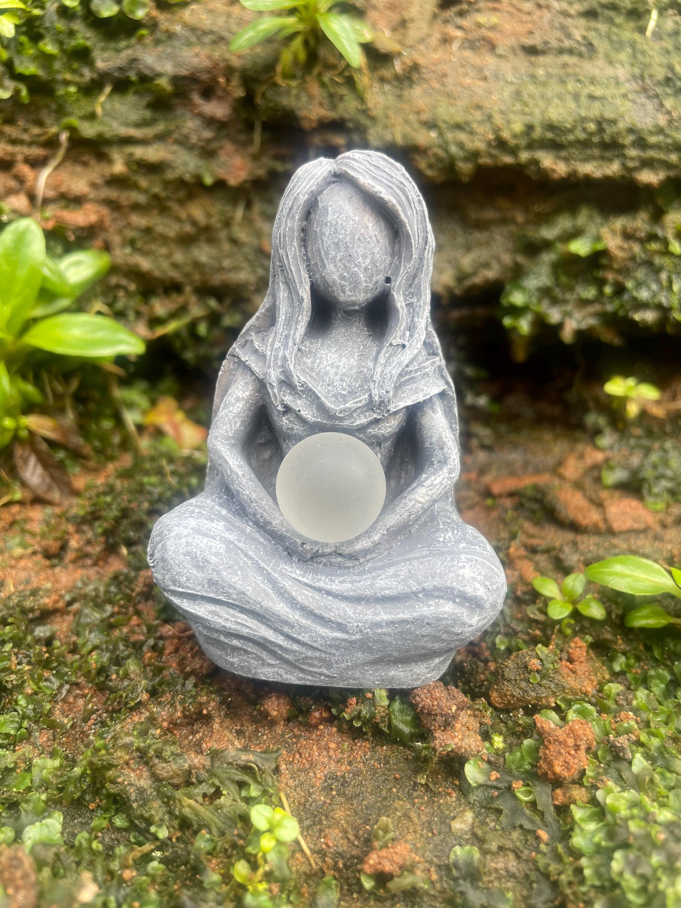 Gaia Mother Moon/Earth Goddess Statue / Sculpture