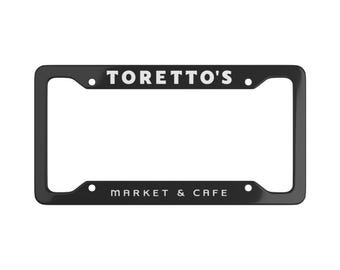 Porta-placa Toretto's Market, estilo Velozes e Furiosos, Walker Diesel, JDM, acessórios automotivos, entusiasta de mecânica, street racing, tuning JDM, atum.