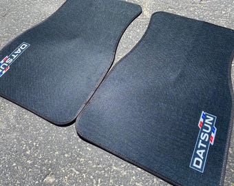 Tapetes Datsun para Datsun 510, Acessórios JDM para Carros, Tapetes Pretos para Datsun 240Z, 260Z, 280Z, 520, 521 e 610
