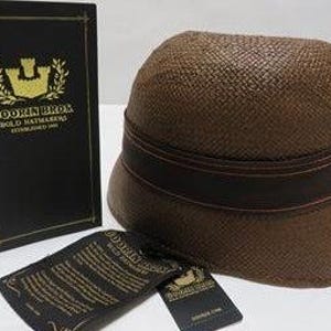 Goorin Bros. Eleni Rose Straw Hat | Size Large Brown Designer Hat with Original Box