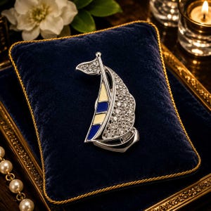 Swarovski Crystal Sailboat - Etsy