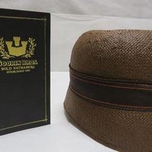 Goorin Bros. Eleni Rose Straw Hat | Size Large Brown Designer Hat with Original Box