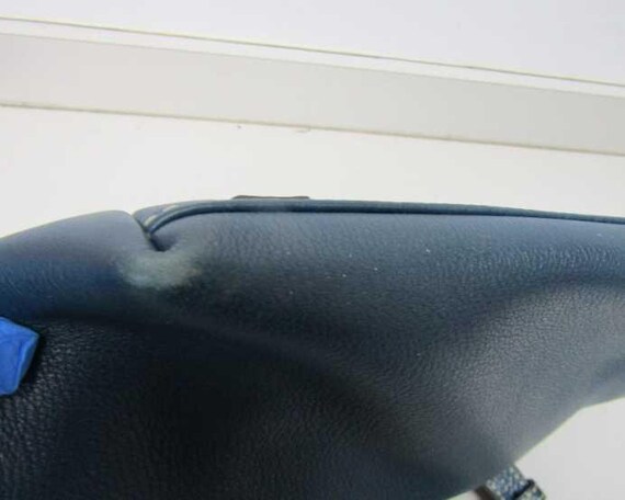 Dooney & Bourke Deep Teal Leather Tote Bag Strappy Shoulder Bag Pebble Grain View 4