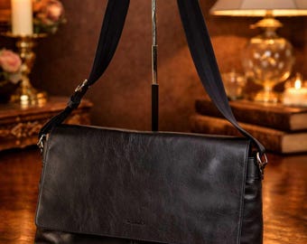 Vintage Coach 5180 Black Leather Briefcase-metropolitan Brief Bag