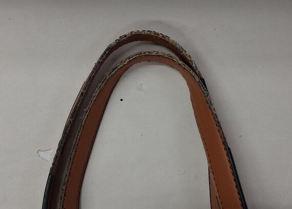 Montana West Black Faux Leather Tote Handbag with Brown Accents View 3