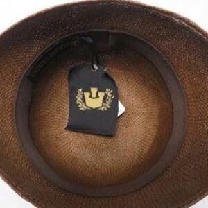Goorin Bros. Eleni Rose Straw Hat | Size Large Brown Designer Hat with Original Box