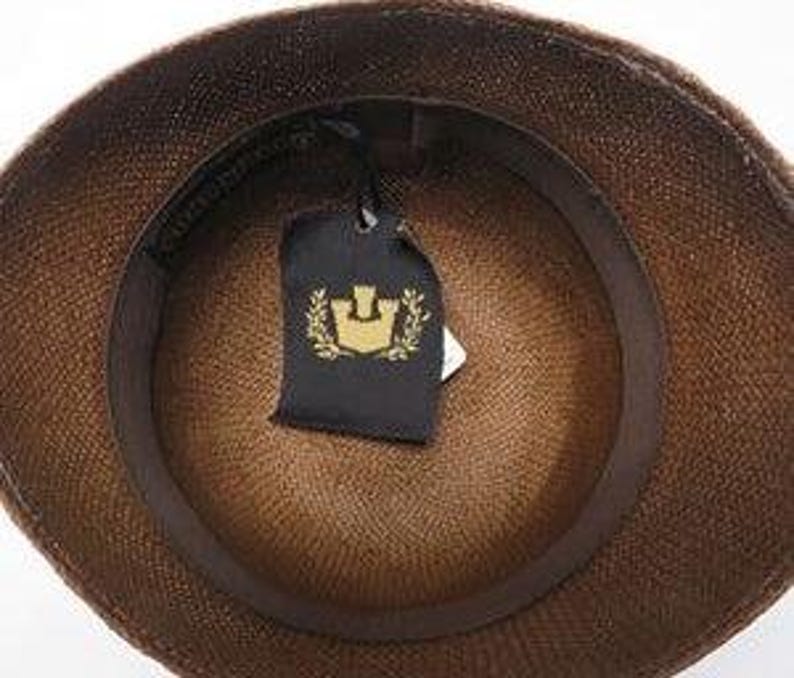 Goorin Bros. Eleni Rose Straw Hat | Size Large Brown Designer Hat with Original Box