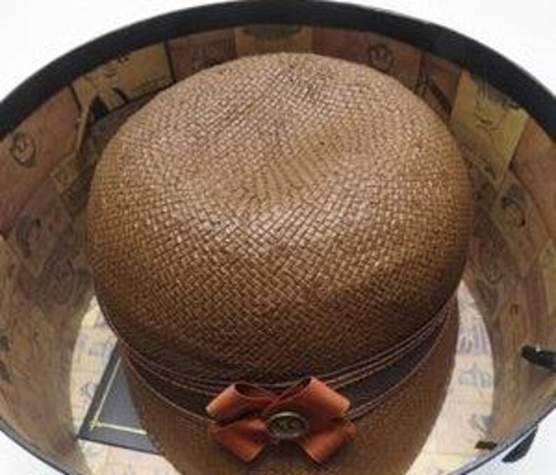 Goorin Bros. Eleni Rose Straw Hat | Size Large Brown Designer Hat with Original Box
