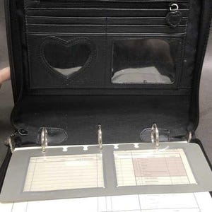 Brighton Black Croc Embossed Leather Briefcase Laptop Bag & Organizer Crossbody Set