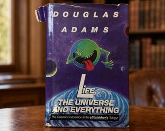 Life, the Universe and Everything by Douglas Adams, 1982 First Edition Hardcover with Dust Jacket