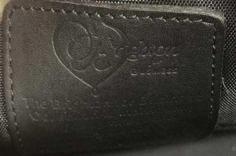 Brighton Black Croc Embossed Leather Briefcase Laptop Bag & Organizer Crossbody Set