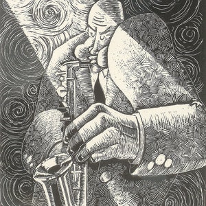 Jazz Saxophone I - print