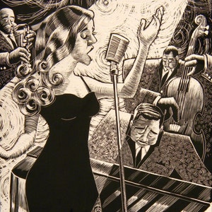 Jazz Singer I - print