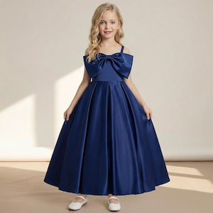 Navy Junior Bridesmaid Dress - Etsy Navy Junior Bridesmaid Dress - Etsy