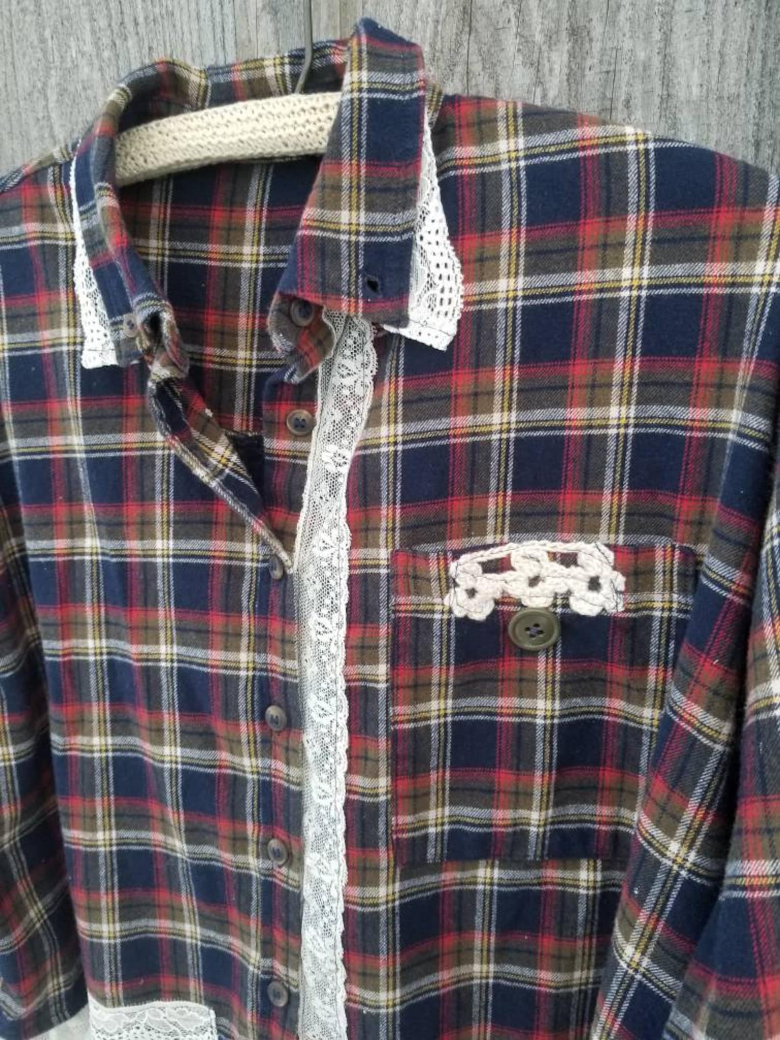 flannel duster jacket