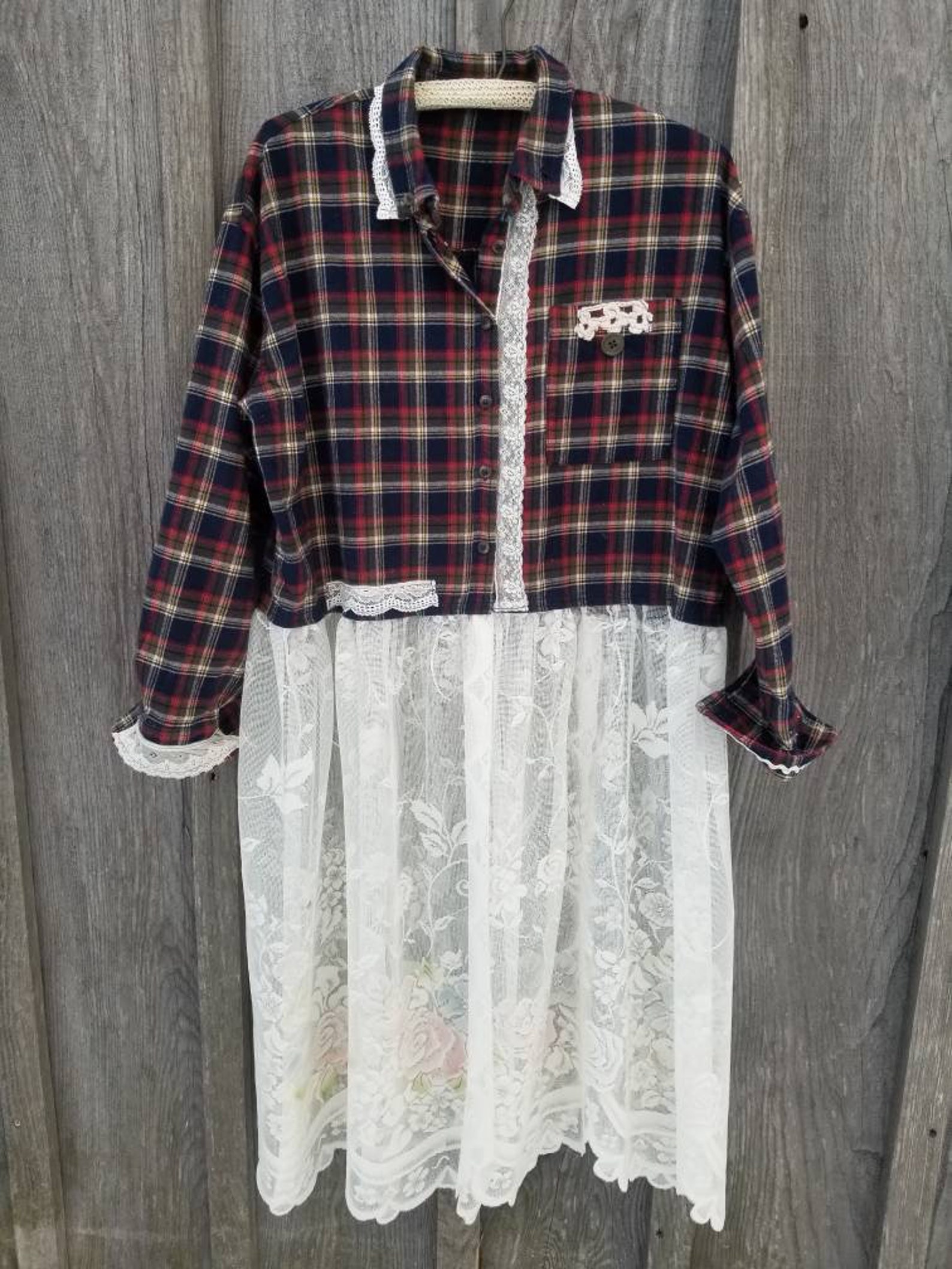 flannel duster jacket