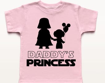 「私はあなたのお父さん」Tシャツ、パパの小さなプリンセスTシャツ、パパと娘のお揃いTシャツ、家族への贈り物、面白いパパと赤ちゃんのトップス、初めての父の日