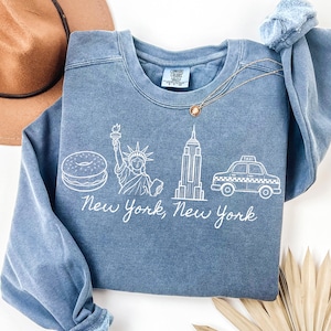 Komfortfärger Brud-T-shirt NYC Möhippa New York-flickor Resa Bach-resa Anpassad Möhippa New York-skjorta NYC Bach-skjortor Gåvor