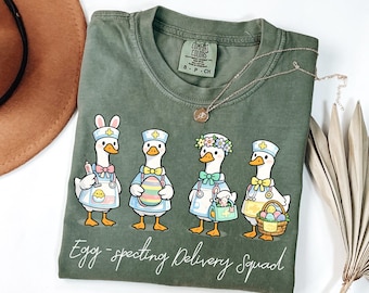 Comfort Colors Labor And Delivery Nurse Easter 2026 Shirt, Funny L&D Nurse Tee, Egg-specting Delivery Squad Top, L And D RN OB Nurse Gift