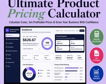 Product Pricing Calculator | Profit Margin Calculator, Product Cost Calculator & Wholesale Pricing Calculator for Small Business