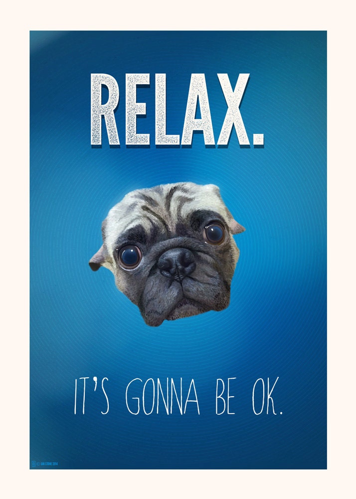 RELAX Print Inspirational Motivational 5x7 up to 16x20 - Etsy Hong Kong