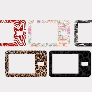 T:Slim X2-klistermärke – Blandade designer | Insulinpumpsklistermärke | Diabetesapparatsklistermärke | T:Slim X2-hud | Vattentät dekal