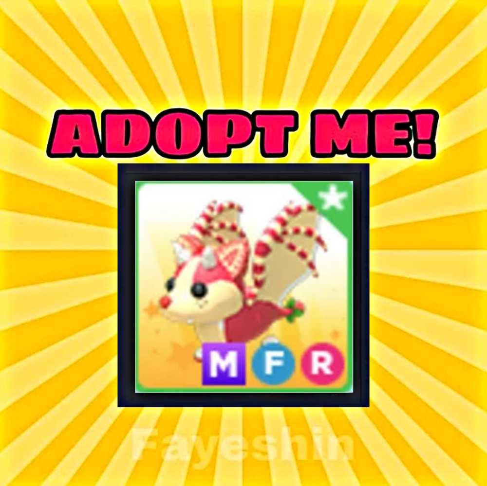 Adopt Me Legendary Mega Fly Ride Strawberry Shortcake Bat Dragon MFR - Etsy
