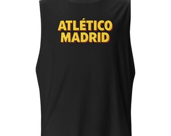Camiseta sin mangas con el logo del Atlético de Madrid, ropa deportiva de España