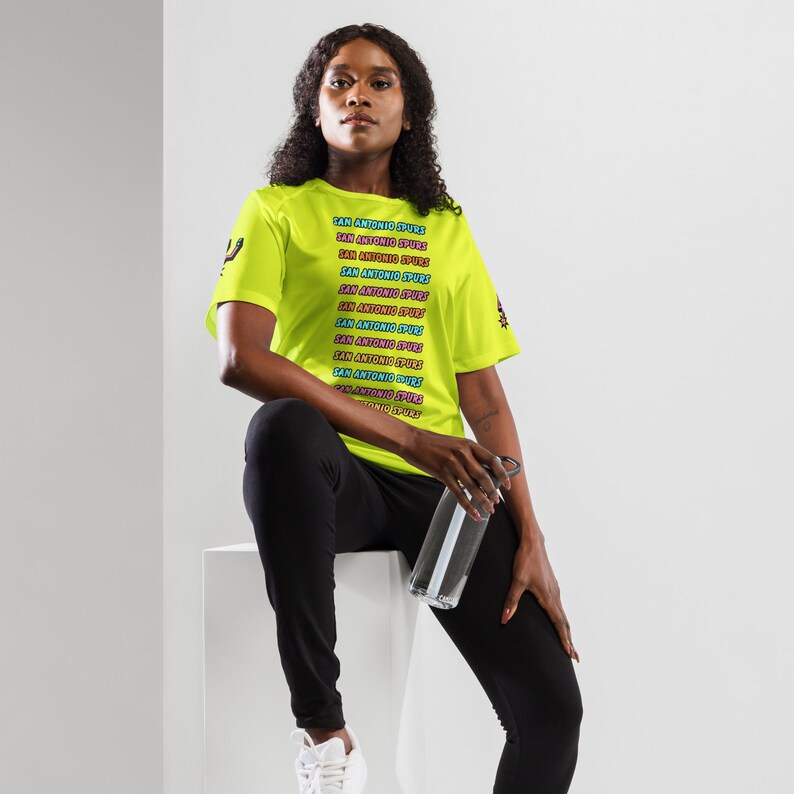 San Antonio Spurs Unisex sports jersey athletic track run wear gym gear