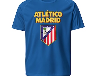 Atletico Madrid Spanien Unisex sporttröja atletisk fotbollströja gymkläder
