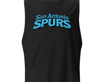 Camiseta sin mangas con el logo de los San Antonio Spurs, ropa deportiva