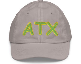 Austin FC Ungdoms basebollkeps ATX fotboll grön