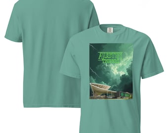 Austin Texas Soccer ATX Graphic Tee: Retro 80-tals streetwear-t-shirt