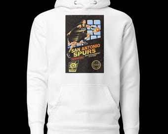 San Antonio Spurs, unisexluvtröja, retro, Wemby gamer, flerfärgad, grafisk t-shirt
