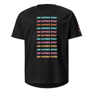 San Antonio Spurs Unisex sports jersey athletic track run wear gym gear