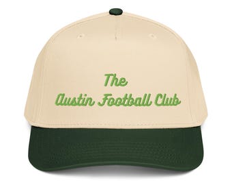 Austin Texas fotbollsklubb ATX 5-panelskeps i klassisk stil lördagsfotbollsgåva