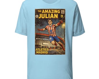 Atlético Madrid Julian Alvarez Comic T-Shirt (Unisex)